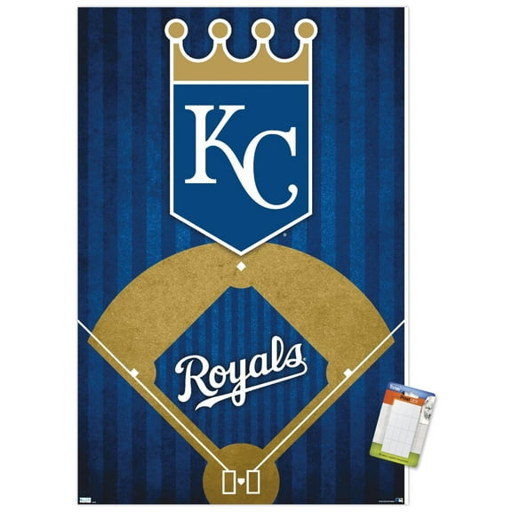 MLB Kansas City Royals - Logo 20 Wall Poster, 14.725" x 22.375"