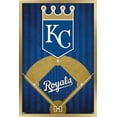 thumbnail image 1 of MLB Kansas City Royals - Logo 20 Wall Poster, 22.375" x 34", Framed, 1 of 3