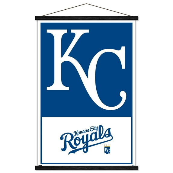 Kansas City Royals 24" x 34.75" Magnetic Framed Logo Poster