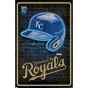 MLB Kansas City Royals - Neon Helmet 23 Wall Poster, 22.375" x 34"