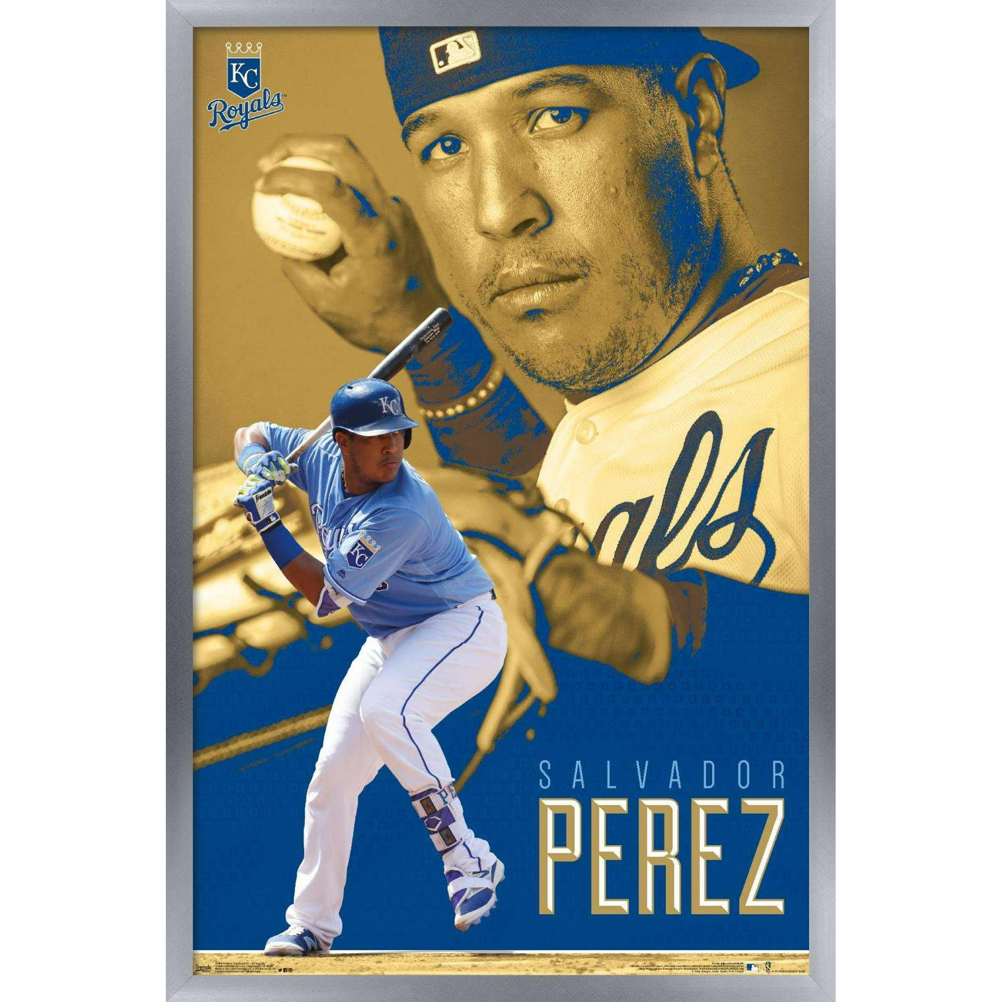 MLB Kansas City Royals - Salvador Perez 17 Wall Poster, 14.725 x