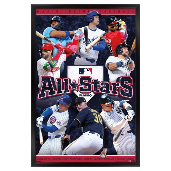 MLB 23" x 34" All-Star Framed Poster