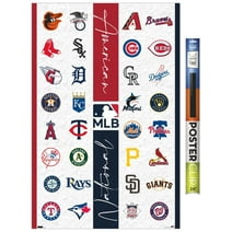MLB League - Logos 23 Wall Poster, 22.375" x 34"