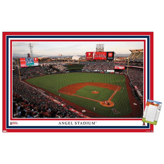 MLB Los Angeles Angels - Angel Stadium 22 Wall Poster, 22.375" x 34"