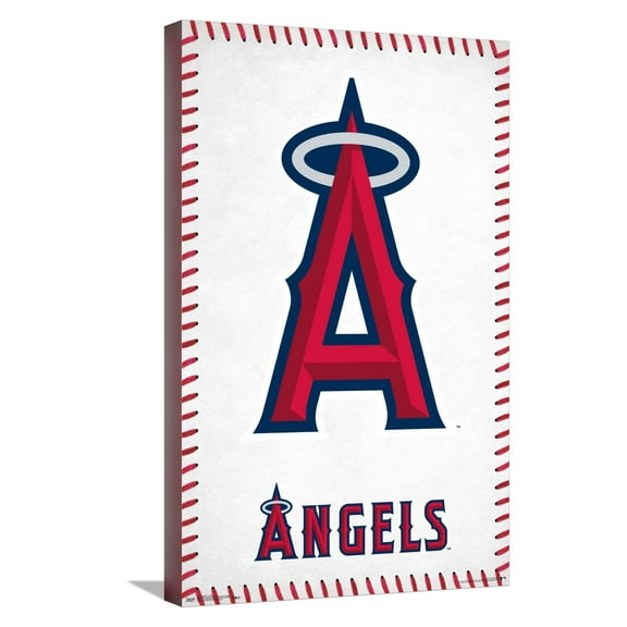 MLB Los Angeles Angels - Logo 17 Canvas Wall Poster, 14.725" x 22.375"