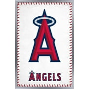 MLB Los Angeles Angels - Logo 17 Wall Poster, 14.725" x 22.375", Framed