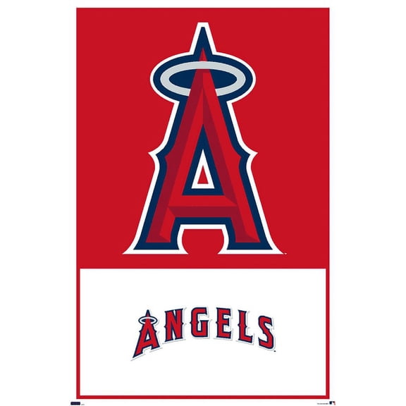 MLB Los Angeles Angels - Logo 22 Wall Poster, 14.725" x 22.375"