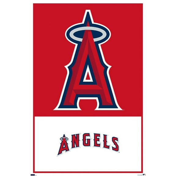 MLB Los Angeles Angels - Logo 22 Wall Poster, 22.375" x 34"