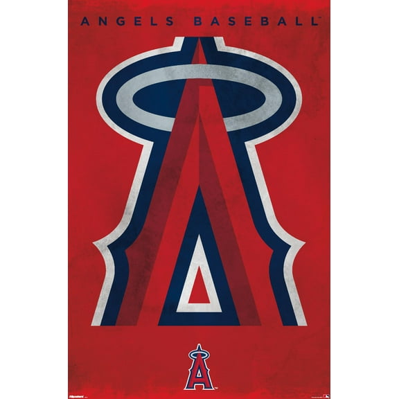 MLB Los Angeles Angels - Logo 25 Wall Poster, 14.725" x 22.375"