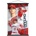 thumbnail image 1 of MLB Los Angeles Angels - Shohei Ohtani 18 Wall Poster with Magnetic Frame, 22.375" x 34", 1 of 5