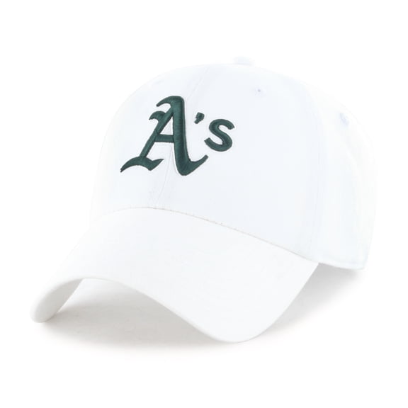MLB Los Angeles Athletics Clean Up White Adjustable Hat