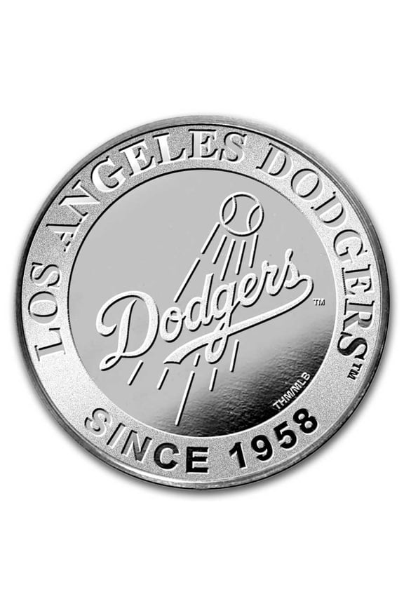 Los Angeles Dodgers 1 oz Silver Round