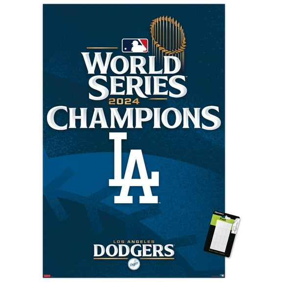 MLB Los Angeles Dodgers - 2024 World Series Team Logo Wall Poster, 14.725" x 22.375"