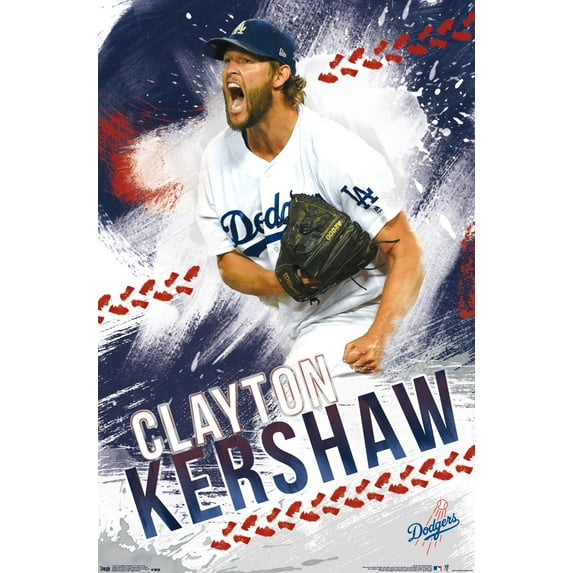 MLB Los Angeles Dodgers - Clayton Kershaw 19 Wall Poster, 22.375" x 34"