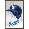 thumbnail image 1 of MLB Los Angeles Dodgers - Drip Helmet 20 Wall Poster, 22.375" x 34", Framed, 1 of 3