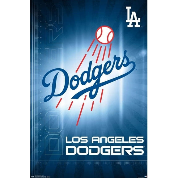 MLB Los Angeles Dodgers - Logo 16 Wall Poster, 14.725" x 22.375"