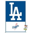 thumbnail image 1 of MLB Los Angeles Dodgers - Logo 22 Wall Poster with Pushpins, 22.375" x 34", 1 of 5