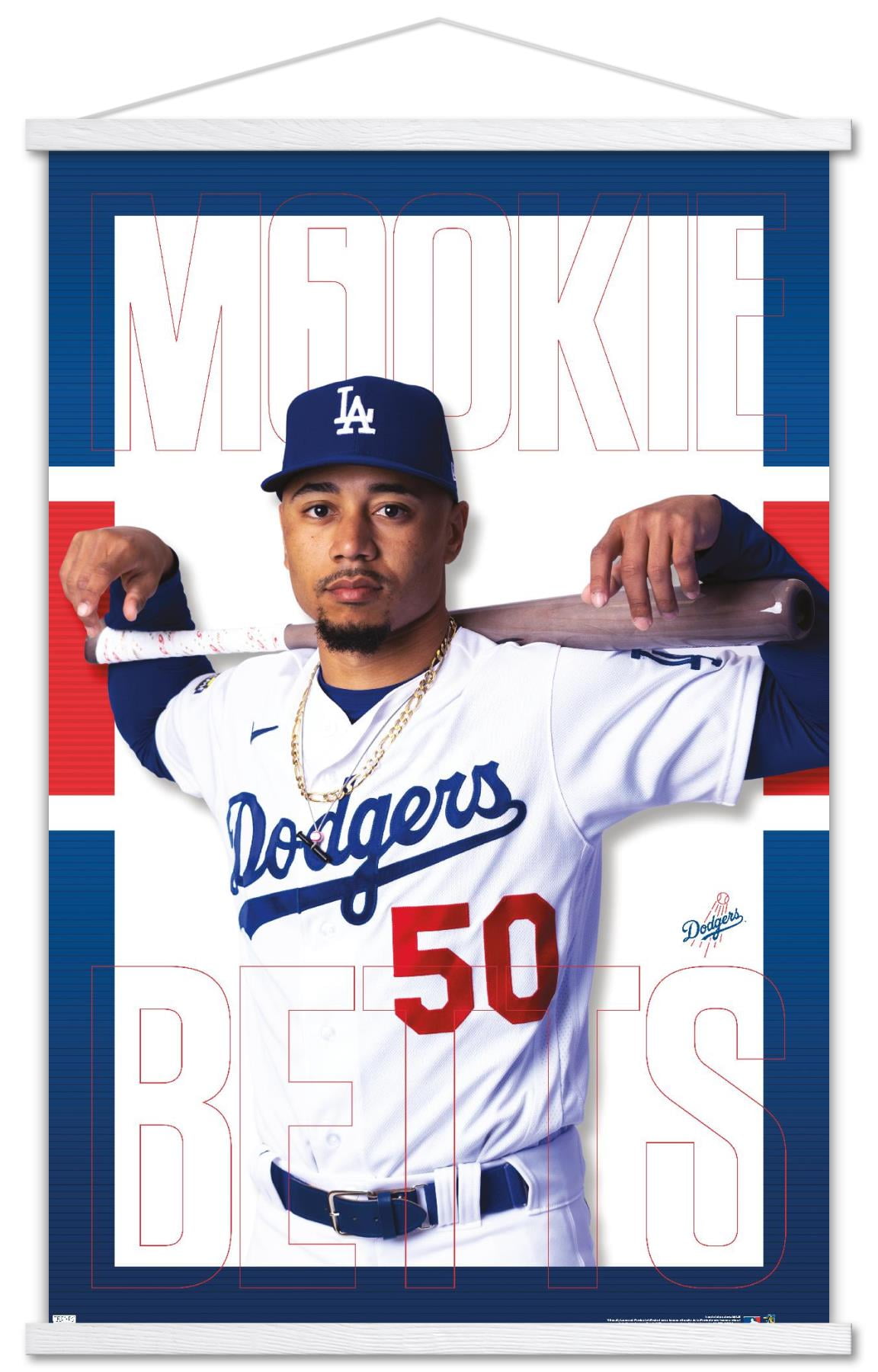 Mookie Betts YOUTH Los Angeles Dodgers Jersey white – Classic Authentics