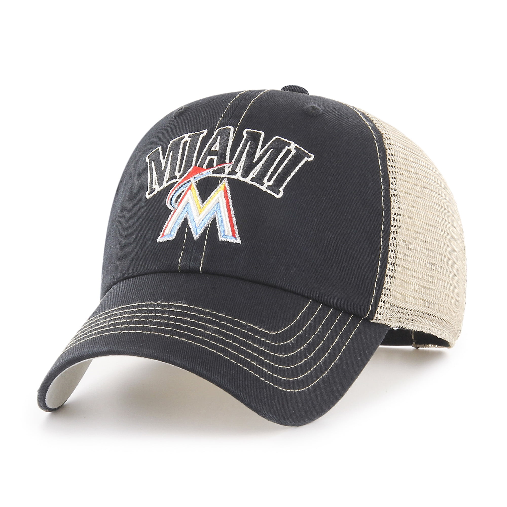 MLB Miami Marlins Aliquippa Adjustable Cap/Hat by Fan Favorite 