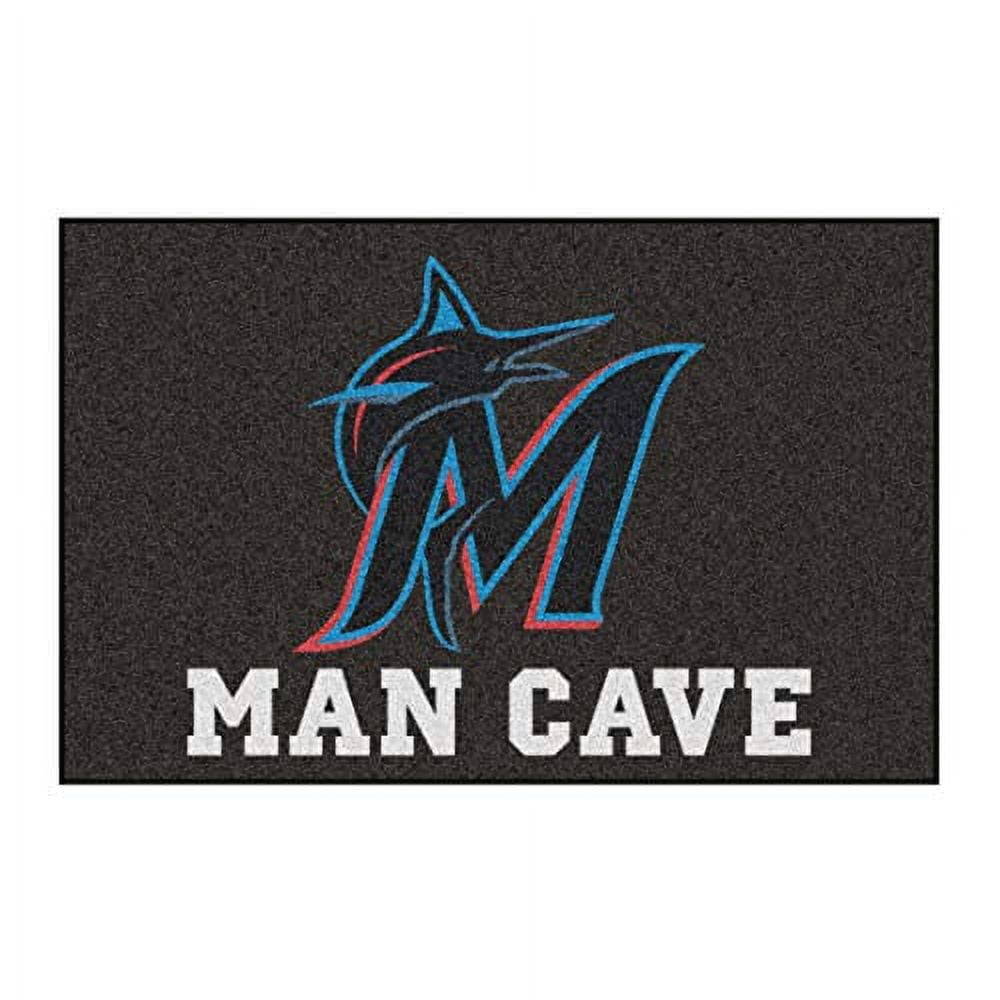 MLB Miami Marlins Man Cave Starter Rug 19