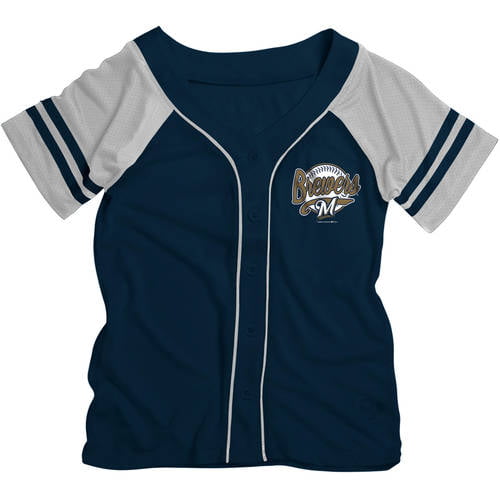  Fanatics Men's MLB Milwaukee Brewers Top Ranking Short Sleeve T- Shirt (M) Blue : Sports & Outdoors