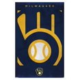 thumbnail image 1 of MLB Milwaukee Brewers - Logo 25 Wall Poster, 22.375" x 34" Framed, 1 of 5