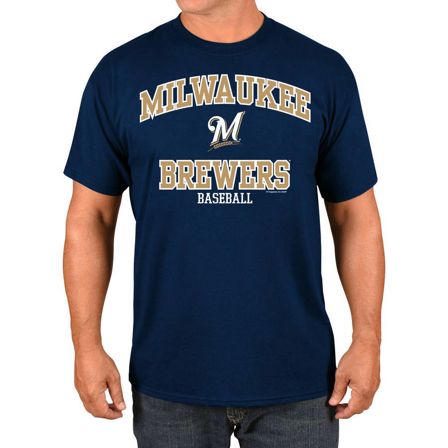 MLB Milwaukee Brewers Tall Men's Basic Tee