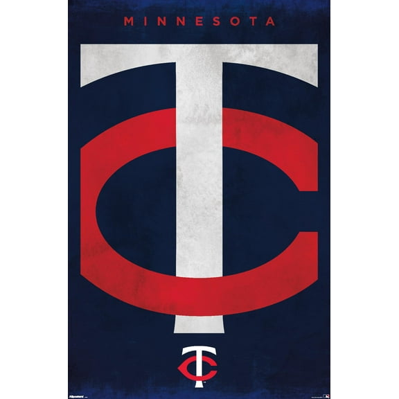 MLB Minnesota Twins - Logo 25 Wall Poster, 14.725" x 22.375"