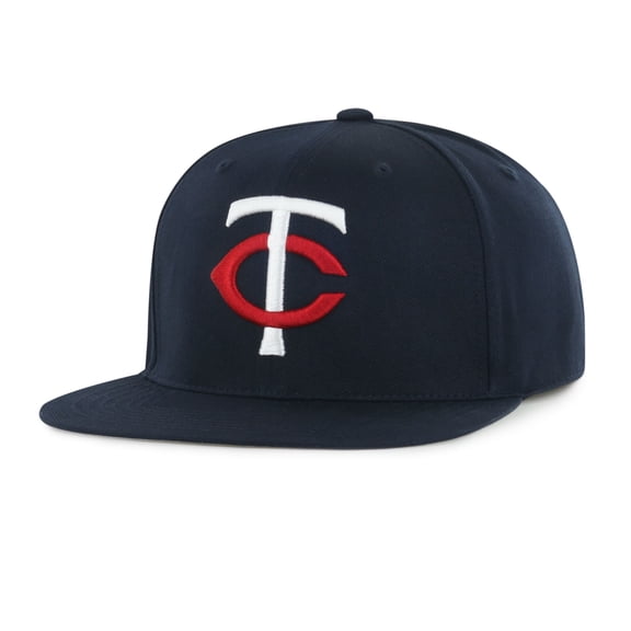 MLB Minnesota Twins Primary Team Color Flat Bill Snap Back Hat