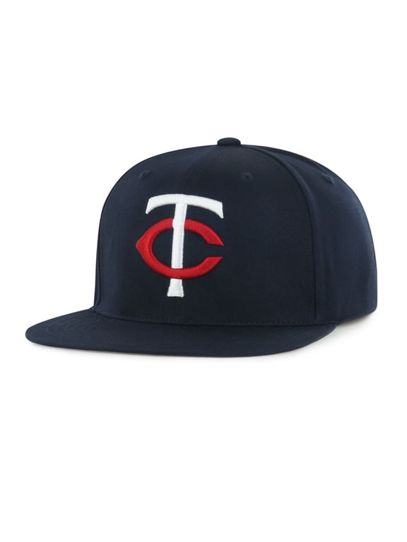 MLB Minnesota Twins Primary Team Color Flat Bill Snap Back Hat