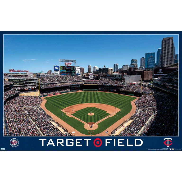 Target Field Poster/canvas Aerial View Minnesota Twins 