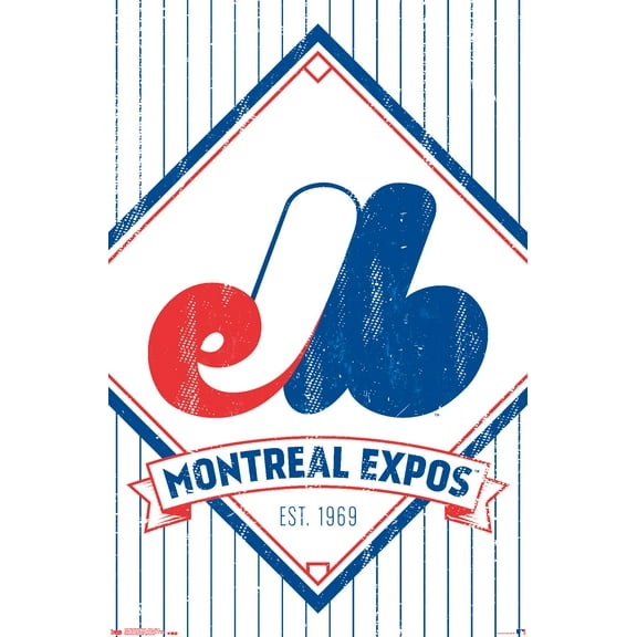 MLB Montreal Expos - Retro Logo 19 Wall Poster, 22.375" x 34"