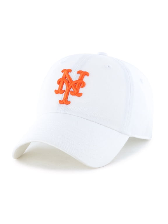 MLB New York Mets Clean Up White Adjustable Hat
