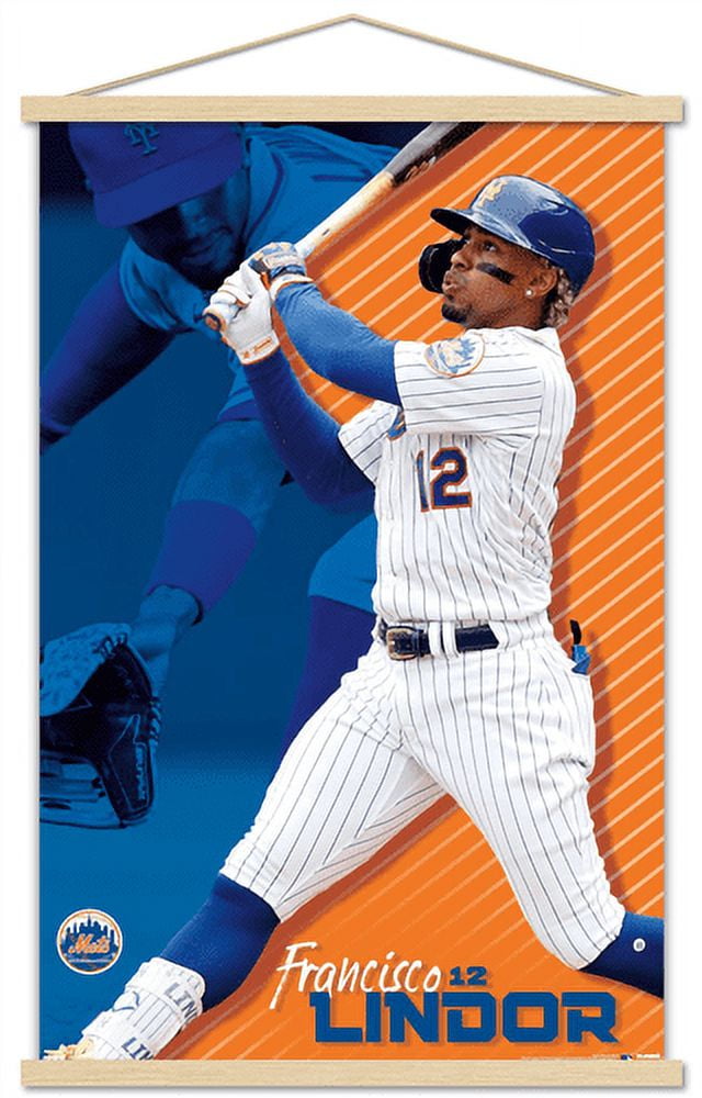 MLB New York Mets - Francisco Lindor 22 Wall Poster, 22.375 x 34 