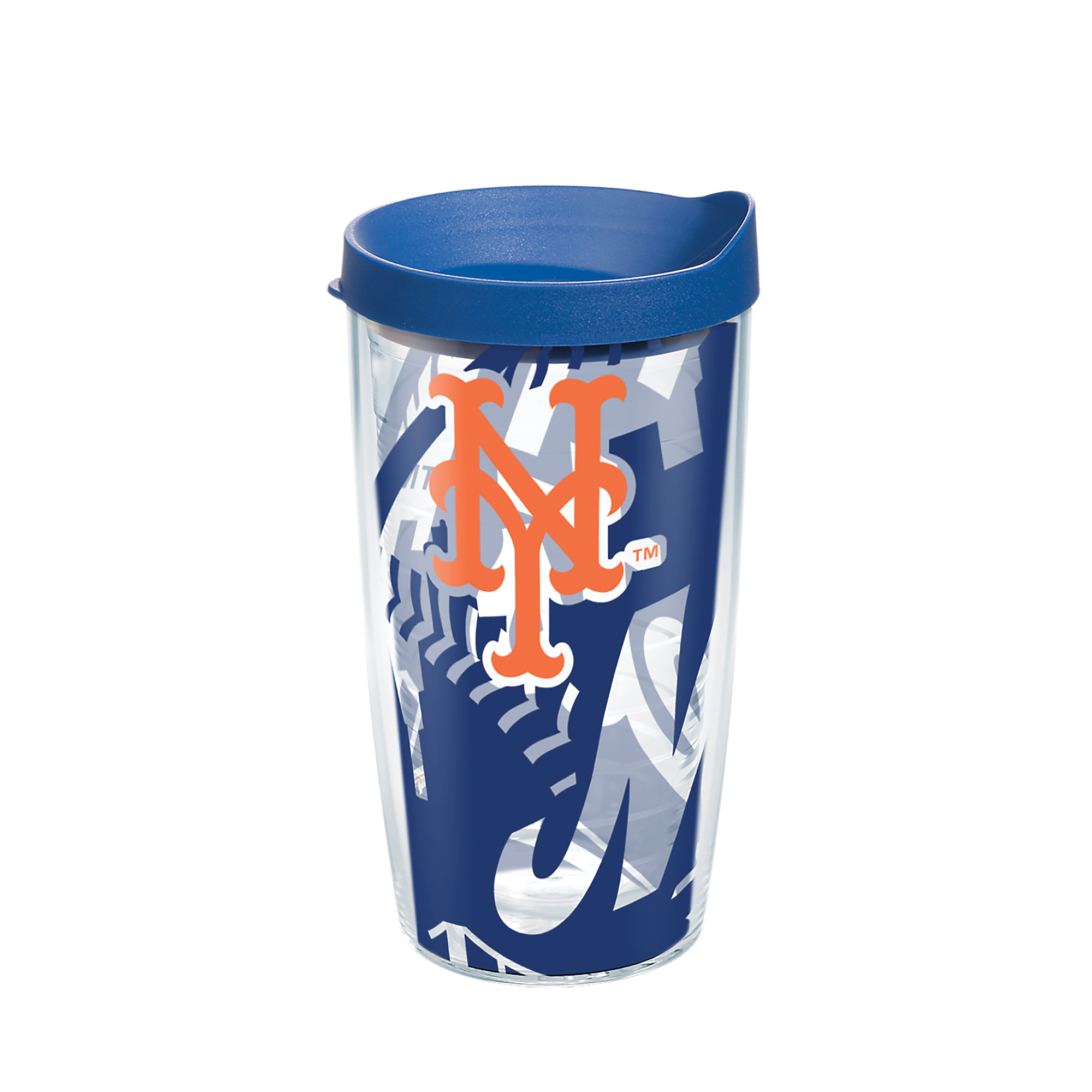 MLB New York Mets Genuine 16 oz Tumbler with lid - image 1 of 2