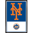 thumbnail image 1 of MLB New York Mets - Logo 22 Wall Poster, 14.725" x 22.375" Framed, 1 of 5