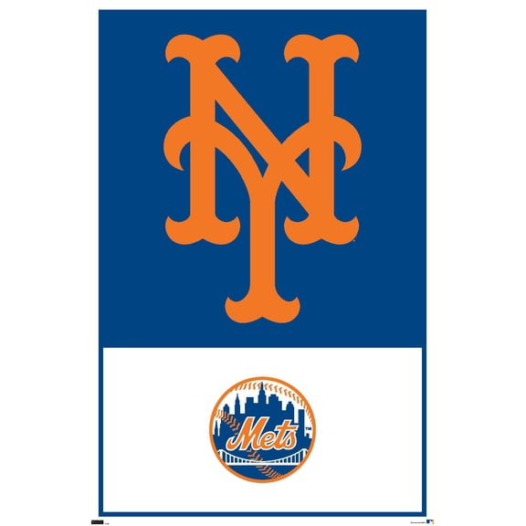 MLB New York Mets - Logo 22 Wall Poster, 14.725" x 22.375"