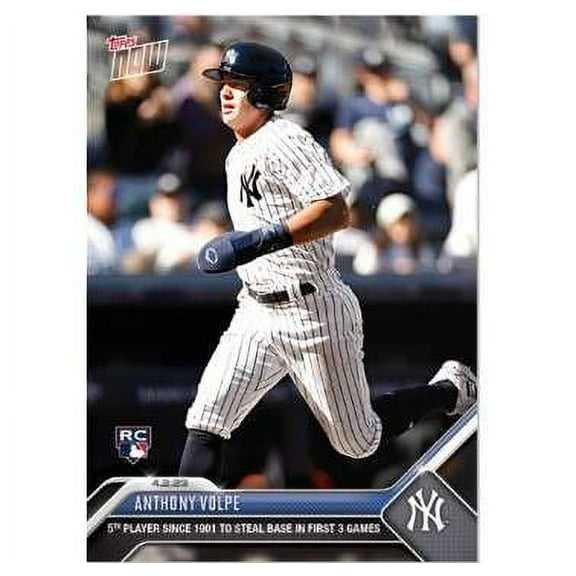 MLB New York Yankees 2023 Topps Now Baseball Anthony Volpe Exclusive Trading Card #31 (Rookie Card)