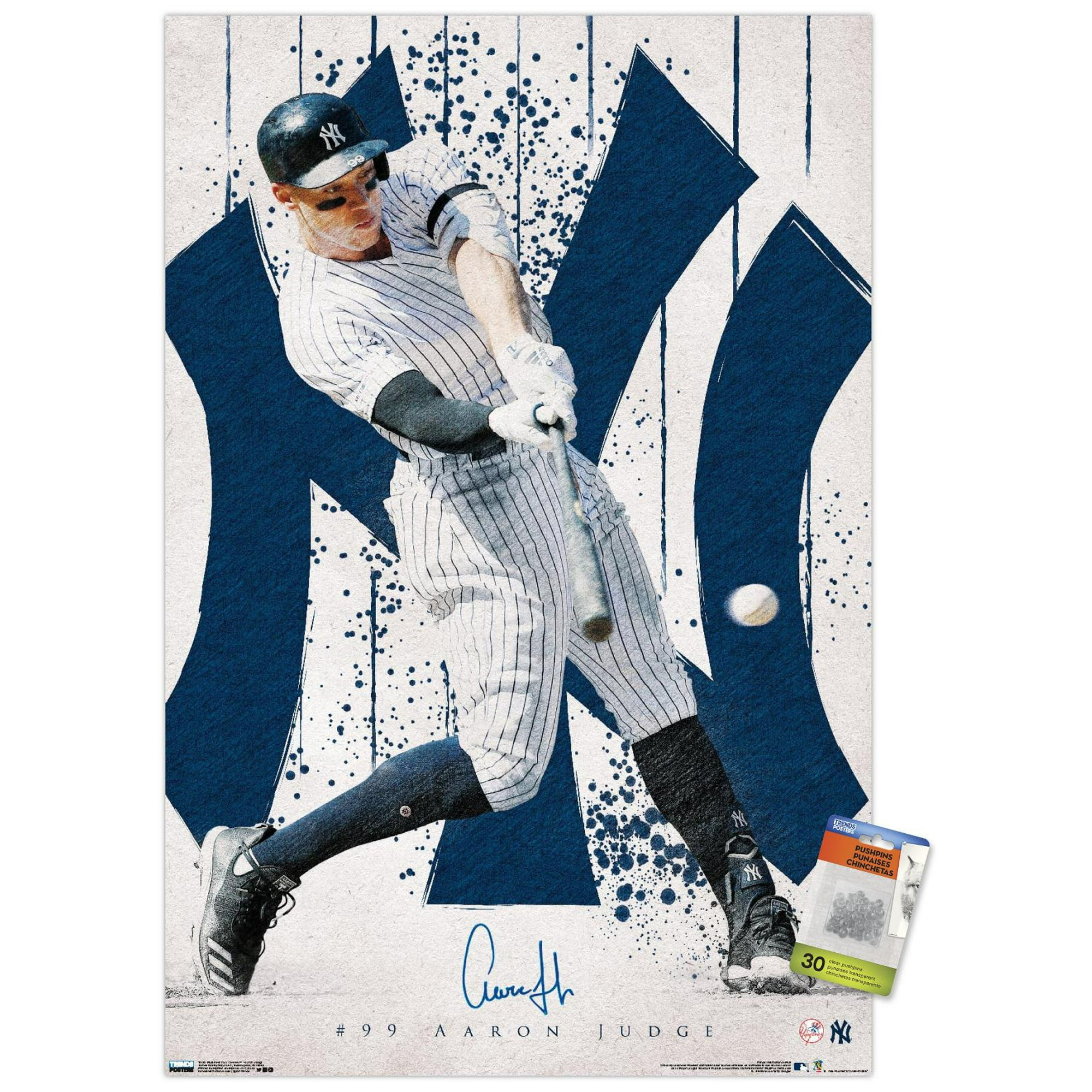 MLB New York Yankees - Aaron Judge 20 Wall Poster with Pushpins