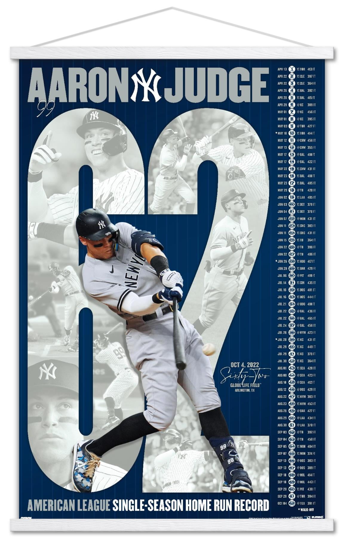 MLB New York Yankees - Aaron Judge 2022 AL Single-Season Home Run