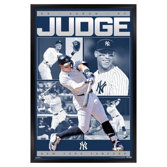 MLB New York Yankees - Aaron Judge 26 Wall Poster, 22.375" x 34" Framed