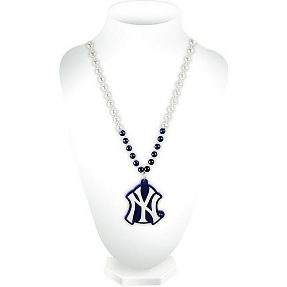 MLB New York Yankees Beads with Logo Medallion