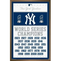 MLB New York Yankees - Champions 13 Wall Poster, 14.725" x 22.375", Framed