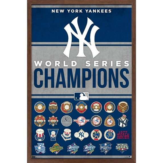 MLB New York Yankees - Champions 23 Wall Poster, 22.375" x 34" Framed