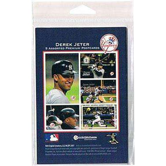 MLB New York Yankees Derek Jeter 4x6 Postcard Set