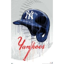 MLB New York Yankees - Drip Helmet 20 Wall Poster, 14.725" x 22.375"