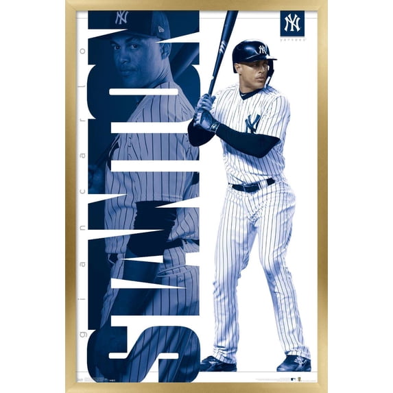 MLB New York Yankees - Giancarlo Stanton 18 Wall Poster, 22.375" x 34", Framed