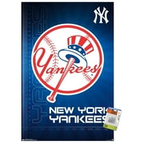 MLB New York Yankees - Logo 16 Wall Poster with Push Pins, 22.375" x 34"