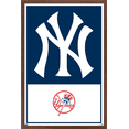 thumbnail image 1 of MLB New York Yankees - Logo 22 Wall Poster, 22.375" x 34" Framed, 1 of 5