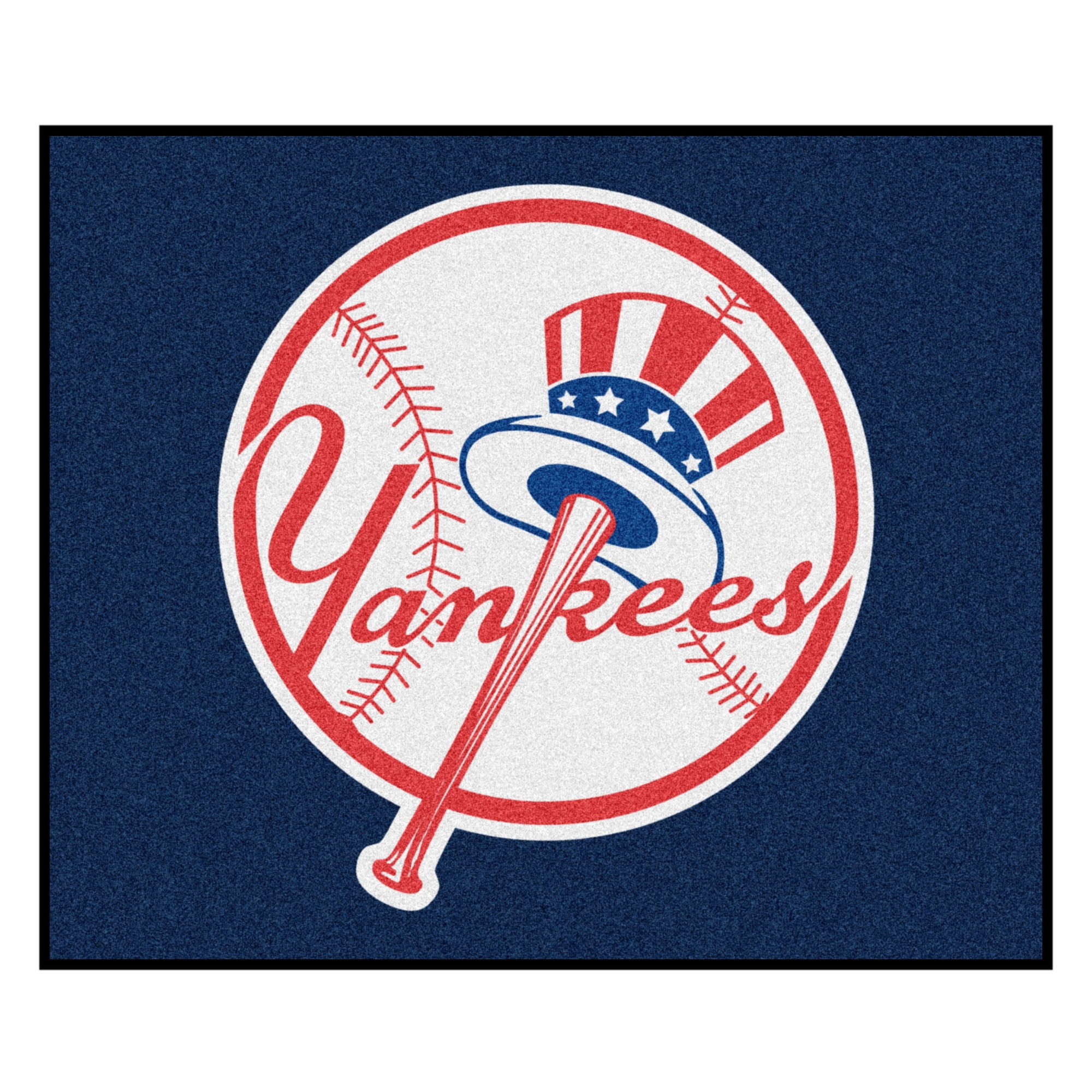 Nón MLB Logo New York Yankees Black 32CP50111 50L  O   GIAYSAUVN